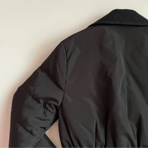 Express Black Puffer Wool Lined Padded Winter Warm Cozy Ski Jacket Coat Size XS - Picture 12 of 14